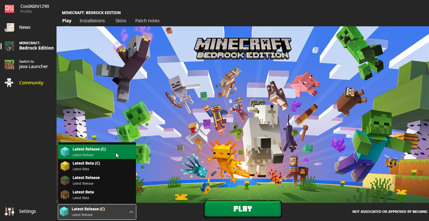 Minecraft launcher apk download